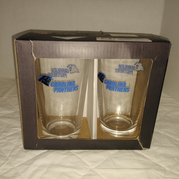 NFL Other - North Carolina Panthers Clear Highball Glass Set